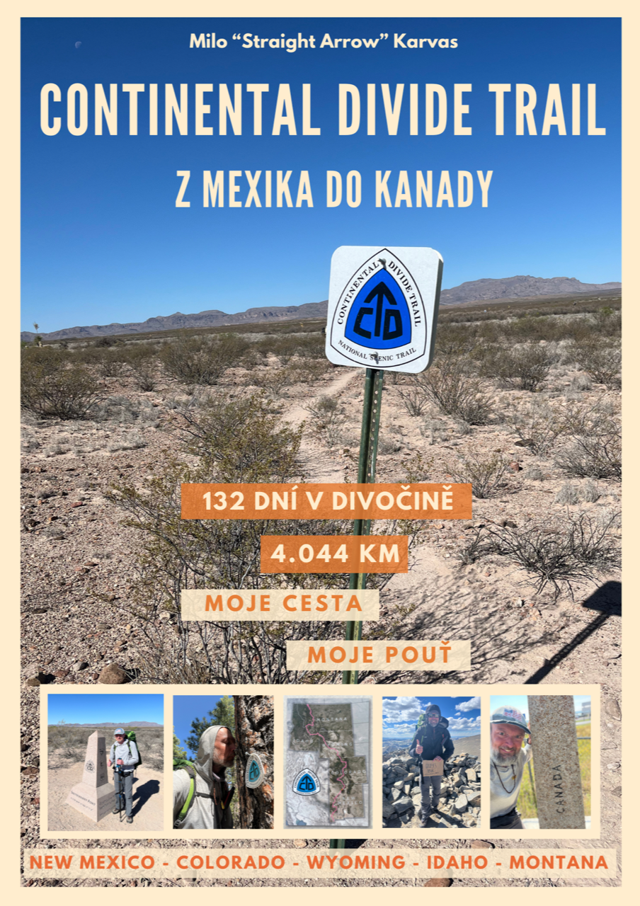 titulní obrazek události 'Z MEXIKA DO KANADY (CDT) | povídání o pěší cestě napříč USA s autorskými písněmi'