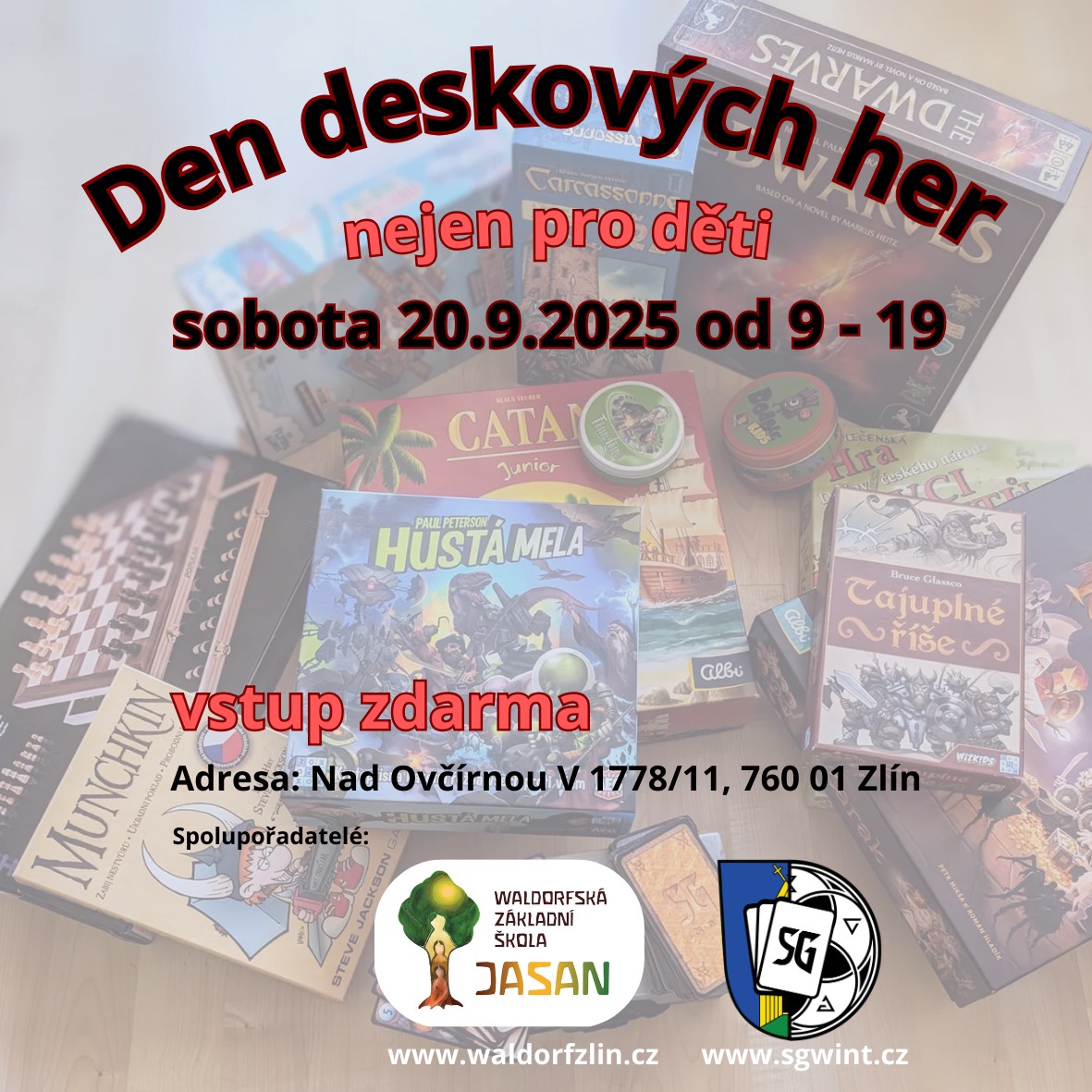 titulní obrazek události 'Den deskových her'