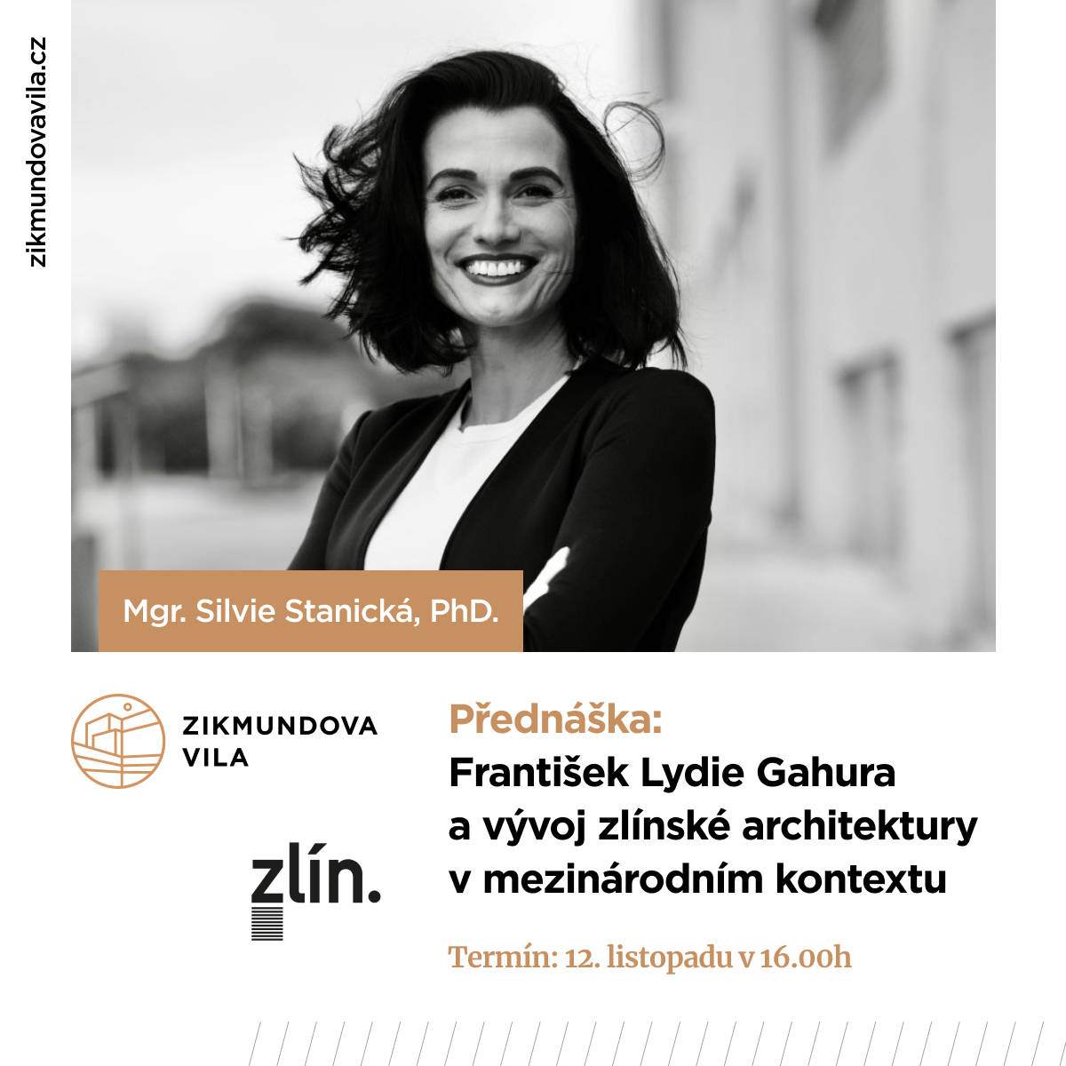 titulní obrazek události 'František Lydie Gahura a vývoj zlínské architektury v mezinárodním kontextu'