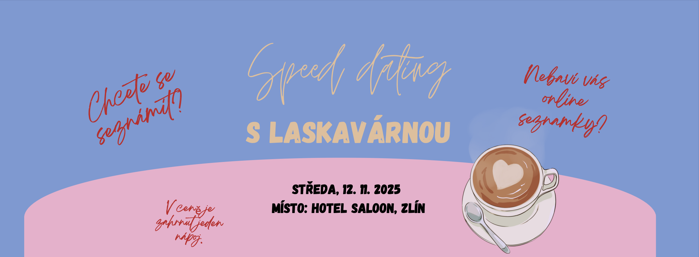 titulní obrazek události 'Speed dating s Laskavárnou'