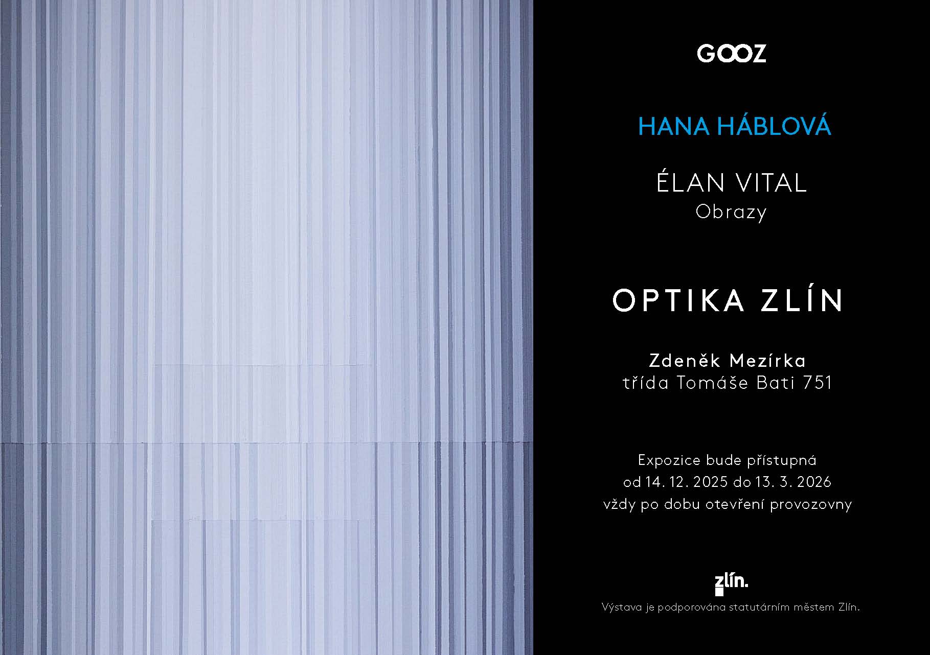 titulní obrazek události 'HANA HÁBLOVÁ / ÉLAN VITAL'