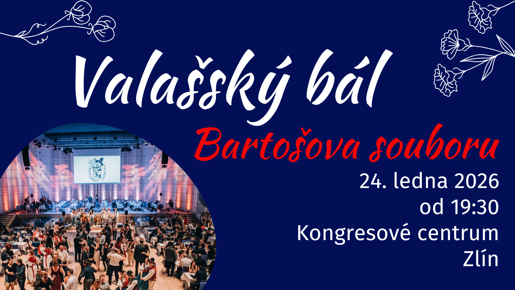titulní obrazek události 'Valašský bál Bartošova souboru'