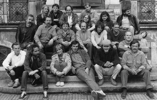 titulní obrazek události 'Dělníci samizdatu (Adam Drda / Česká republika / 2023 / Hosté: P. Jungmann, S. Devátý, B. Koutný.)'