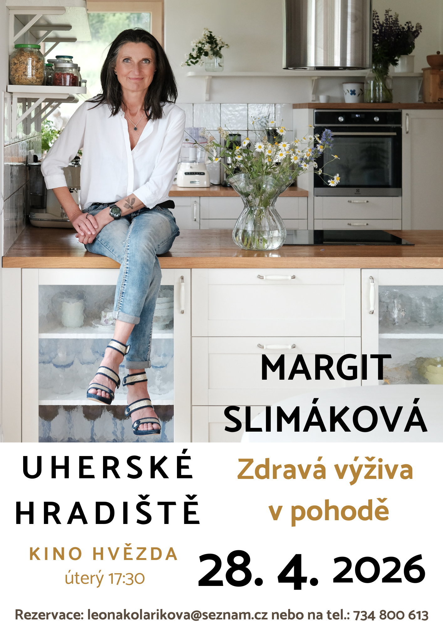 titulní obrazek události 'Zdravá výživa v pohodě – Margit Slimáková v Uherském Hradišti'