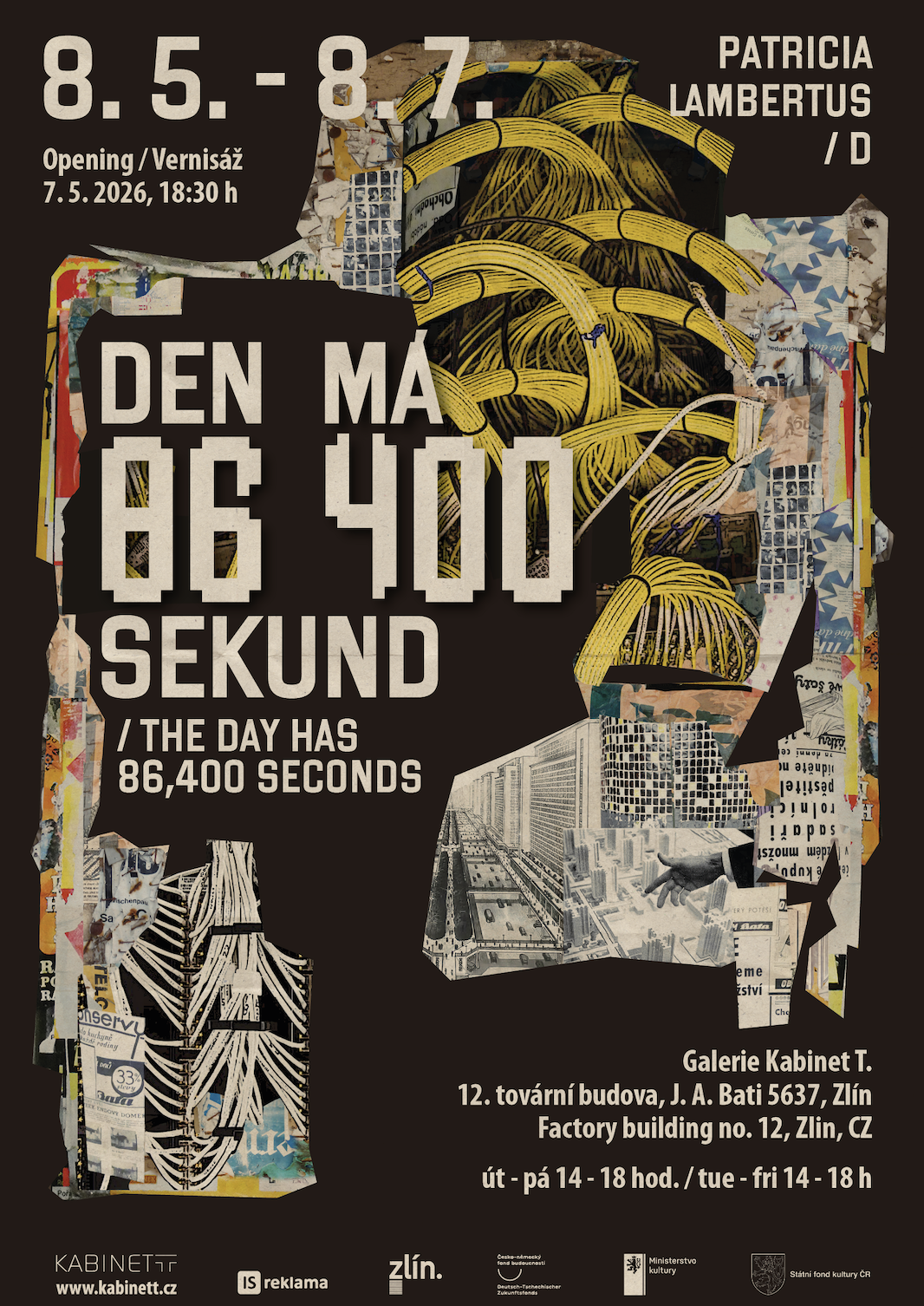 titulní obrazek události 'VERNISÁŽ/ PATRICIA LAMBERTUS/ DEN MÁ 86 400 SEKUND /D/'
