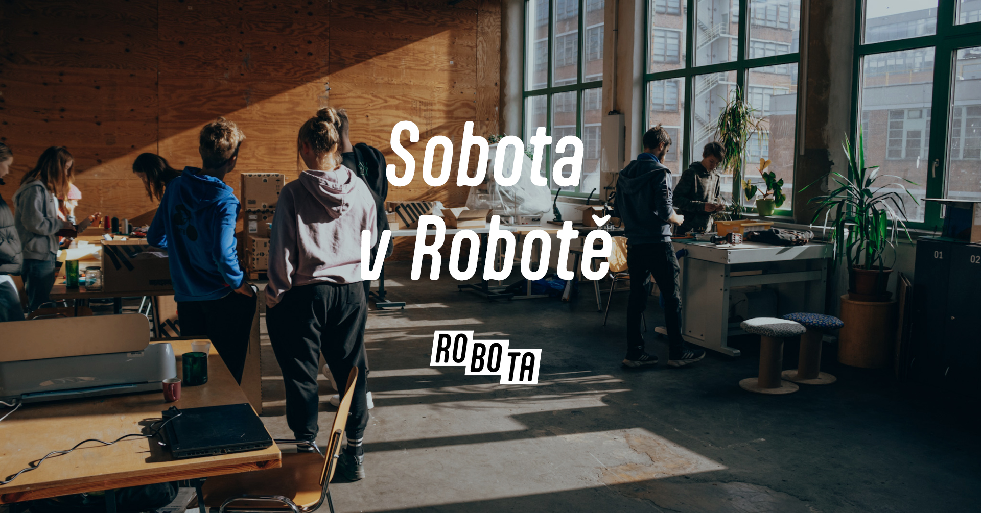 titulní obrazek události 'Sobota v Robotě: kreativní dopoledne pro děti i dospělé'