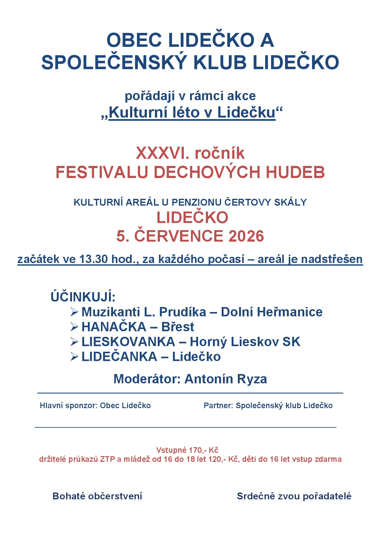 titulní obrazek události 'Festival dechových hudeb'
